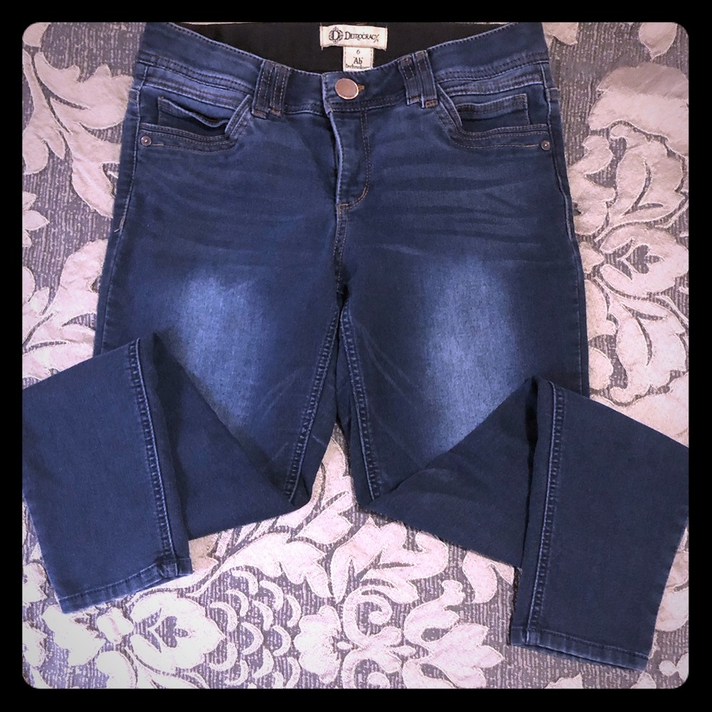 Democracy stretch skinny jeans w/ Ab technology